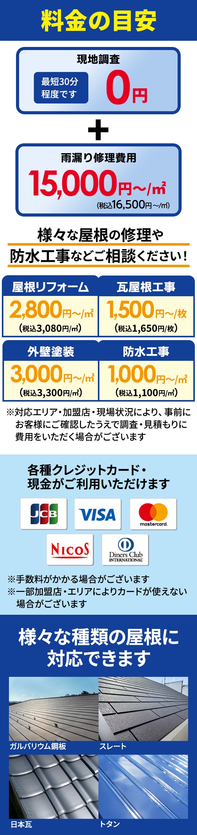 雨漏りを迅速解決