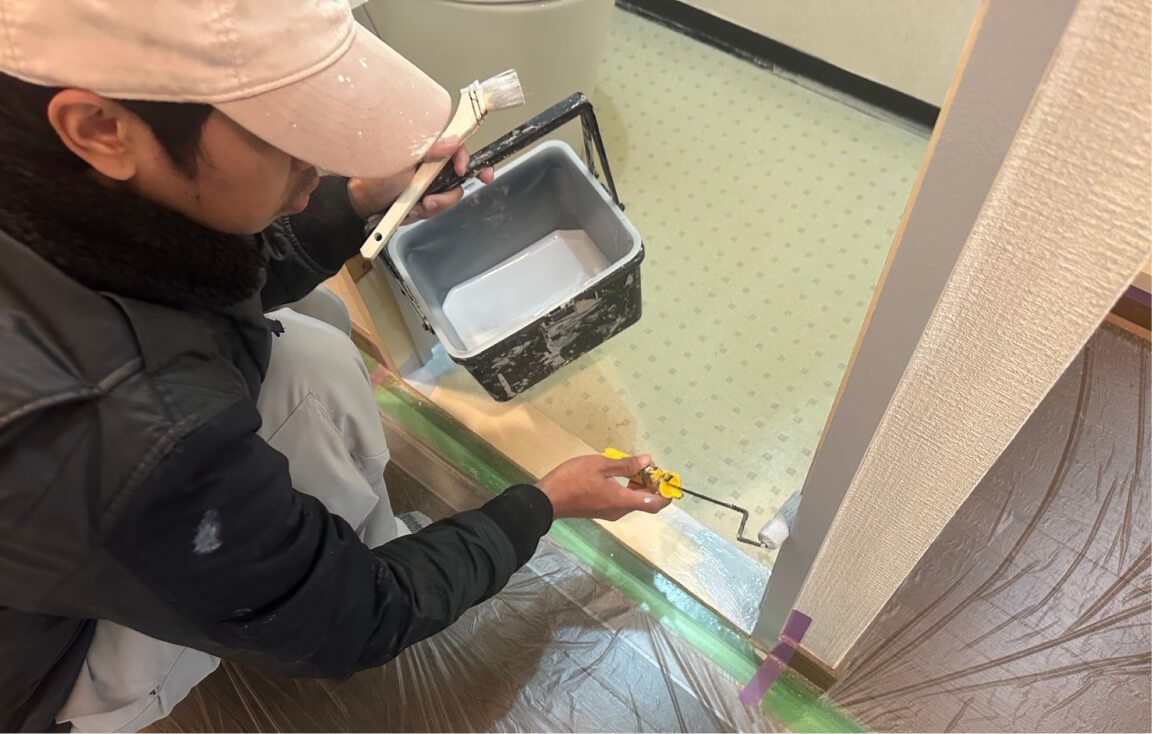 最初から最後まで、自社職人が責任施工