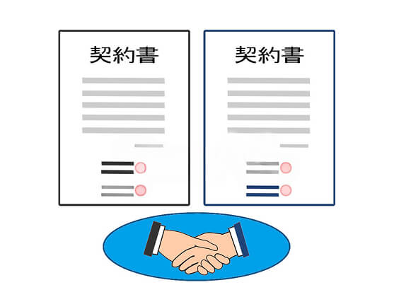 わかりやすい契約書・打ち合わせシート使用